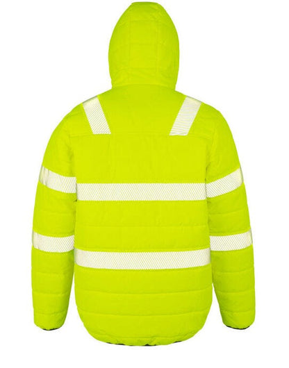 Result Recycled Result Rcycled Ripstop Padded Safety Jkt - Fluoresent Yellow