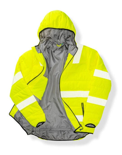 Result Recycled Result Rcycled Ripstop Padded Safety Jkt - Fluoresent Yellow