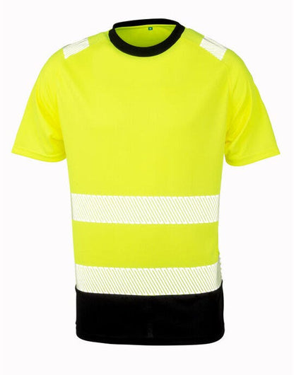 Result Recycled Safety T-Shirt - Fluoresent Yellow