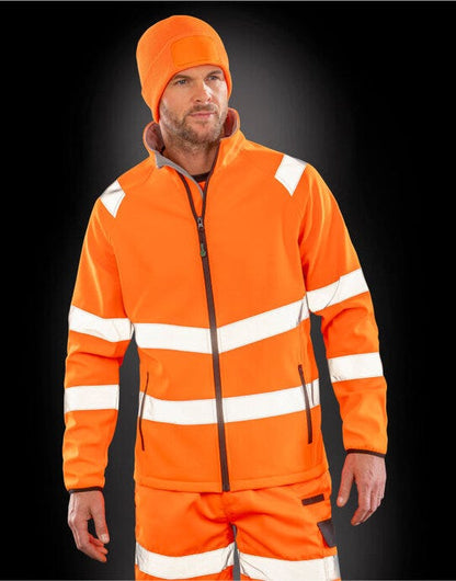 Result Recycled Printable Safety S'shell - Fluoresent Orange