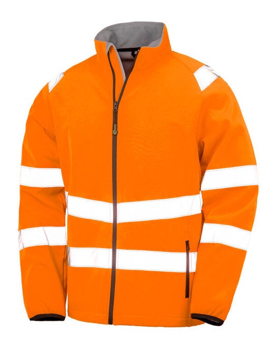 Result Recycled Printable Safety S'shell - Fluoresent Orange