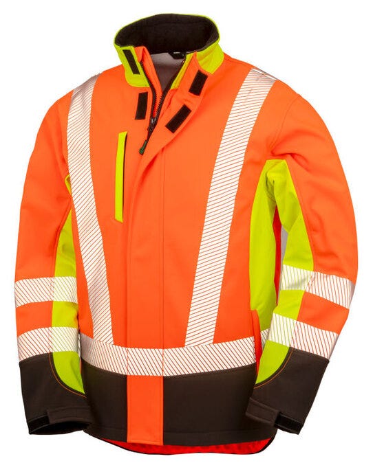 Result Recycled 3-Layer 3-Tone S'Shell - Fluor Yellow/Fluor Orange/Black