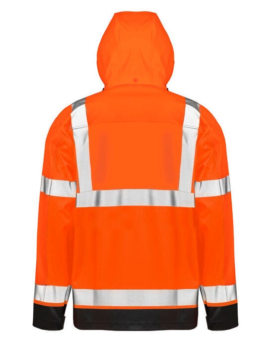 Result Recycled Result Heavy Duty Prism PU Safe&Dry Jkt - Fluorescent Orange/Black