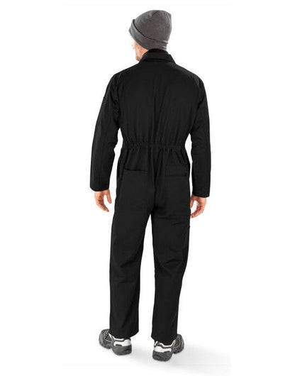 Result Recycled Action Zip Front Overall - Black