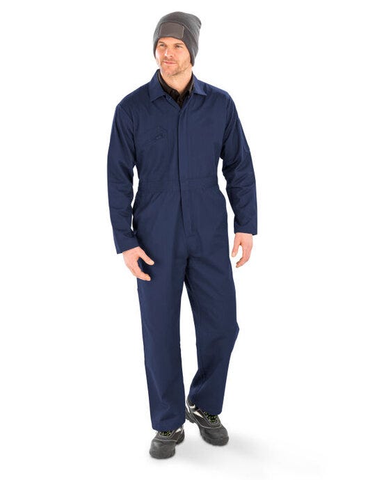 Result Recycled Action Zip Front Overall - Navy