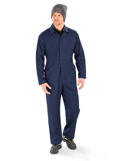 Result Recycled Action Zip Front Overall - Navy