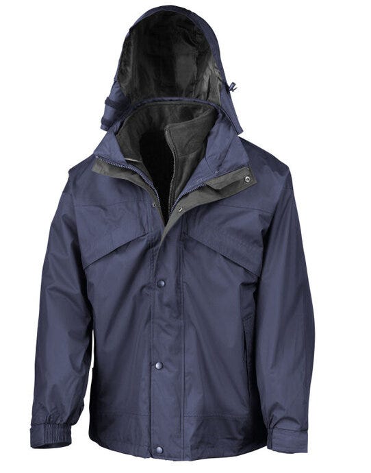 Result 3 In 1 Zip and Clip Jacket - Navy