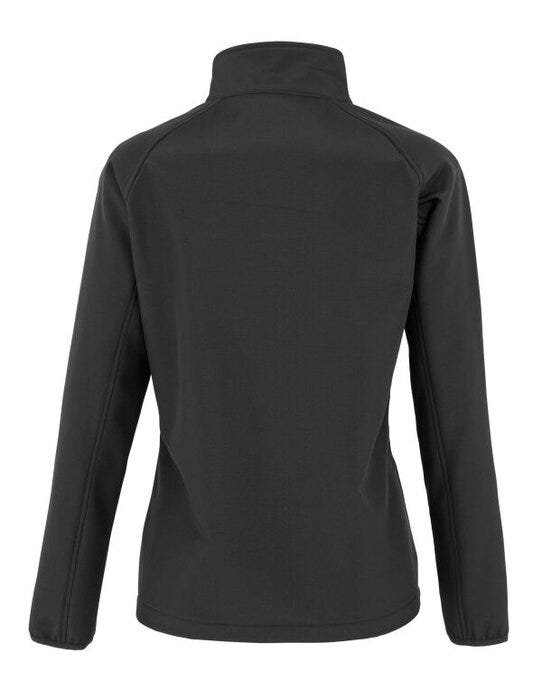 Result Recycled Ladies Printable Softshe - Black