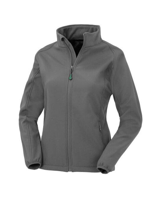 Result Recycled Ladies Printable Softshe - Workguard Grey