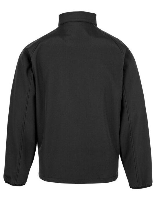 Result Recycled Mens Printable Softshell - Black
