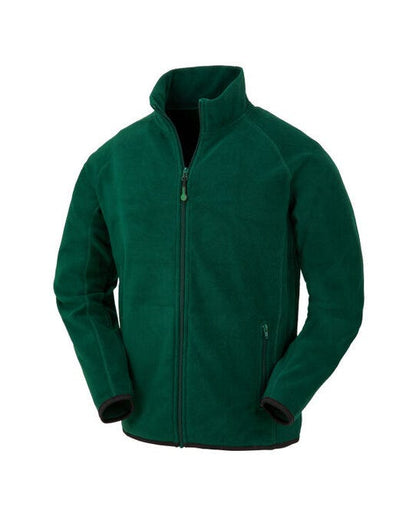 Result Recycled Unisex Fleece Jacket - Forest Green