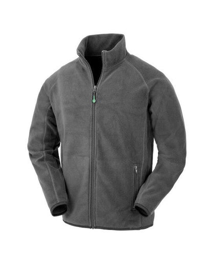 Result Recycled Unisex Fleece Jacket - Grey