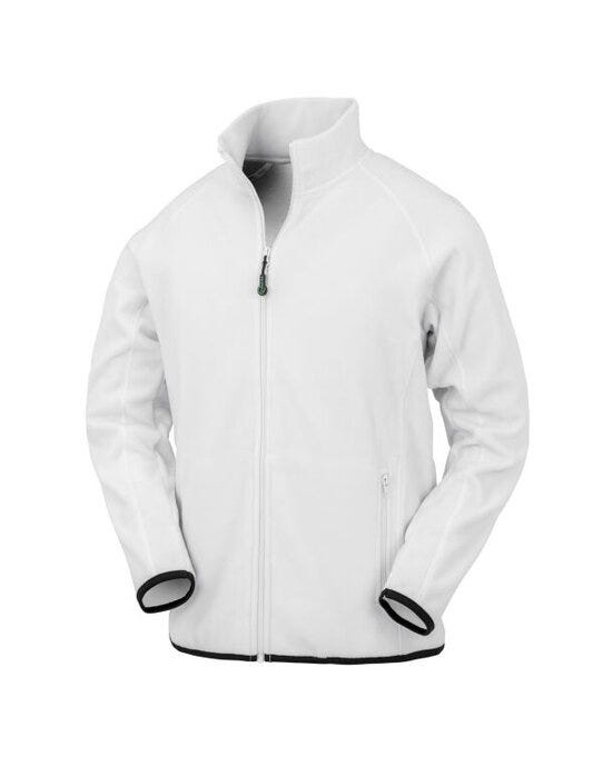 Result Recycled Unisex Fleece Jacket - White