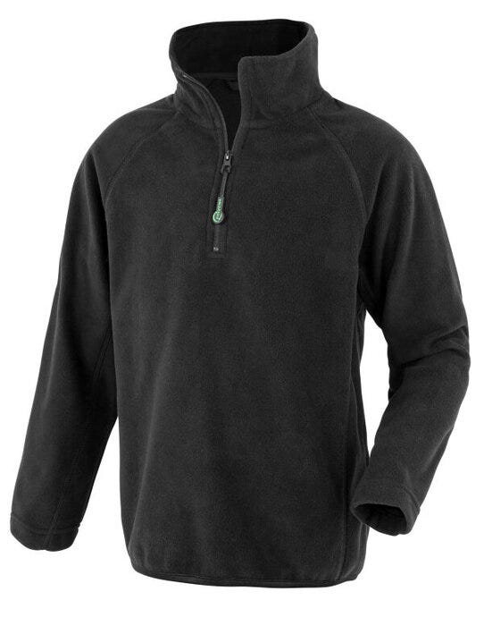 Result Recycled Junior Microfleece Top - Black