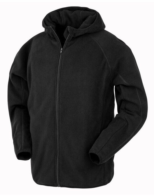 Result Recycled Unisex Microfleece Jkt - Black