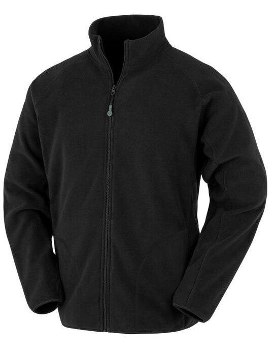 Result Recycled Microfleece Jacket - Black