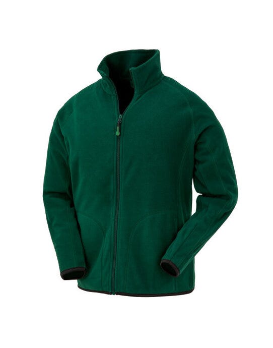 Result Recycled Microfleece Jacket - Forest Green