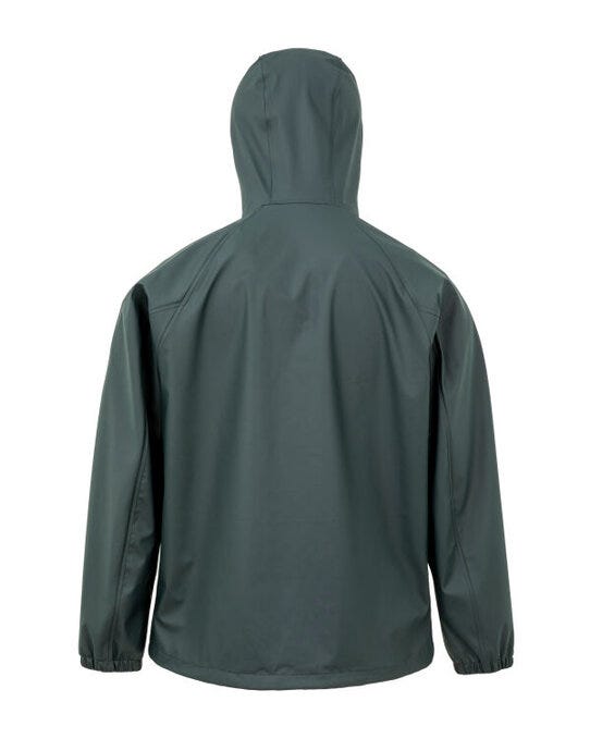 Result Recycled Result Prism PU Waterproof Jacket - Black Olive
