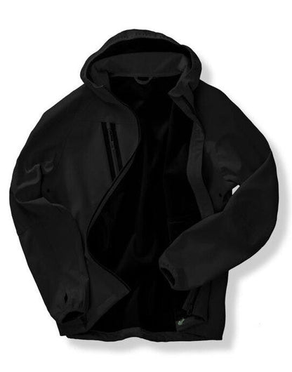Result Recycled Result 3-Layer Recycled Hooded Softshell - Black/Black