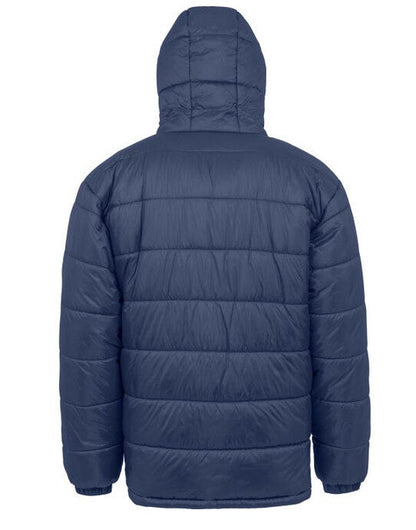 Result Recycled Hooded Padded Parka - Navy