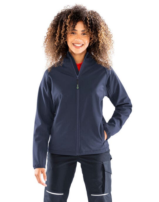 Result Recycled Result Ladies Recycled P'able Hood Shell - Navy