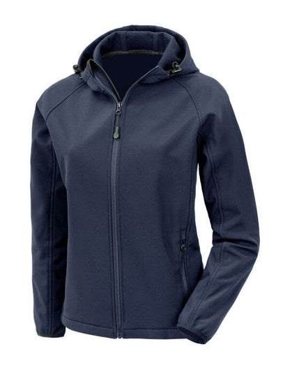 Result Recycled Result Ladies Recycled P'able Hood Shell - Navy
