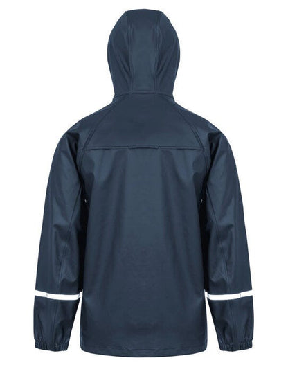 Result Recycled Result Prism PU Waterproof Jacket - Navy