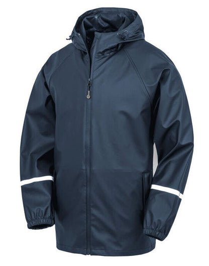 Result Recycled Result Prism PU Waterproof Jacket - Navy
