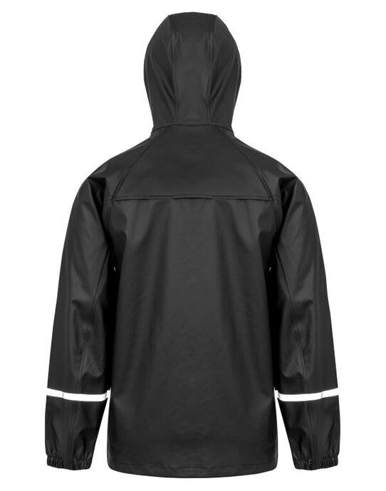 Result Recycled Result Prism PU Waterproof Jacket - Black