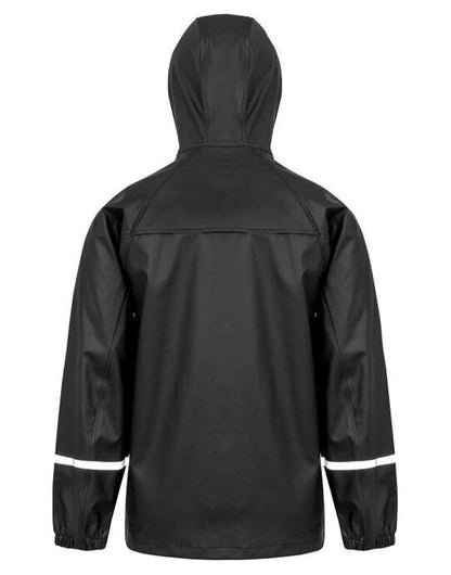 Result Recycled Result Prism PU Waterproof Jacket - Black