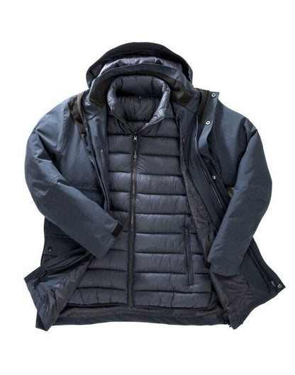 Result Recycled 3in1 Padded Jacket - Navy