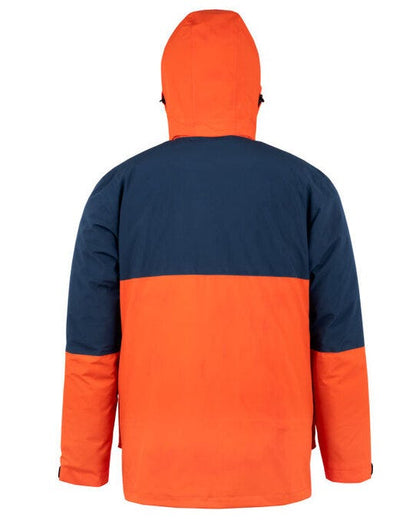 Result Recycled 3in1 Padded Jacket - Orange/Navy
