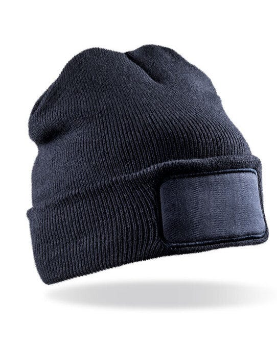 Result Winter Essentials Result Winter Double Knit Printer Beanie - Navy