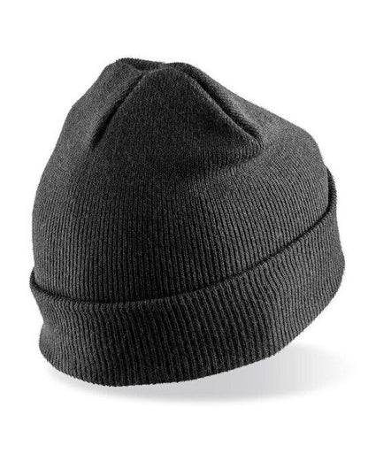 Result Winter Essentials Result Winter Double Knit Printer Beanie - Black