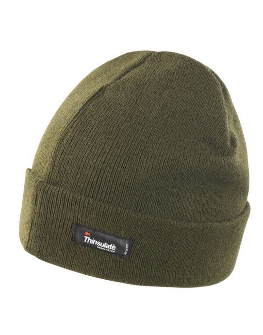 Result Winter Essentials Result Winter Lightweight Thinsulate Hat - Olive