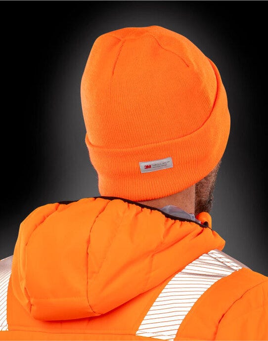 Result Winter Essentials Result Winter Lightweight Thinsulate Hat - Fluoresent Orange