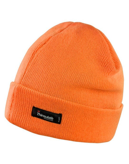 Result Winter Essentials Result Winter Lightweight Thinsulate Hat - Fluoresent Orange