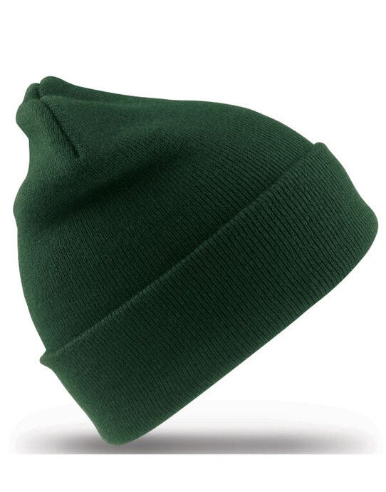 Result Winter Essentials Result Winter Junior Woolly Ski Hat - Bottle Green