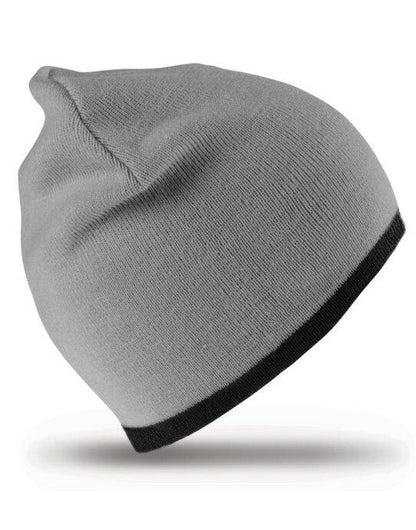Result Winter Essentials Result Winter Reversible Fashion Fit Hat - Grey/Black