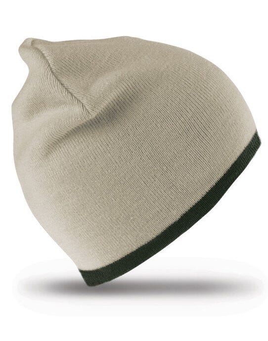 Result Winter Essentials Result Winter Reversible Fashion Fit Hat - Stone/Olive
