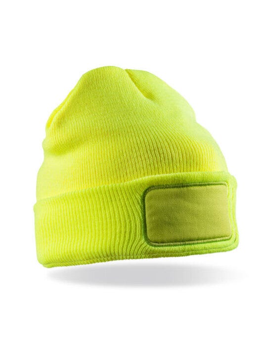 Result Recycled Result Rcycled Thinsulate Printer Beanie - Fluoresent Yellow