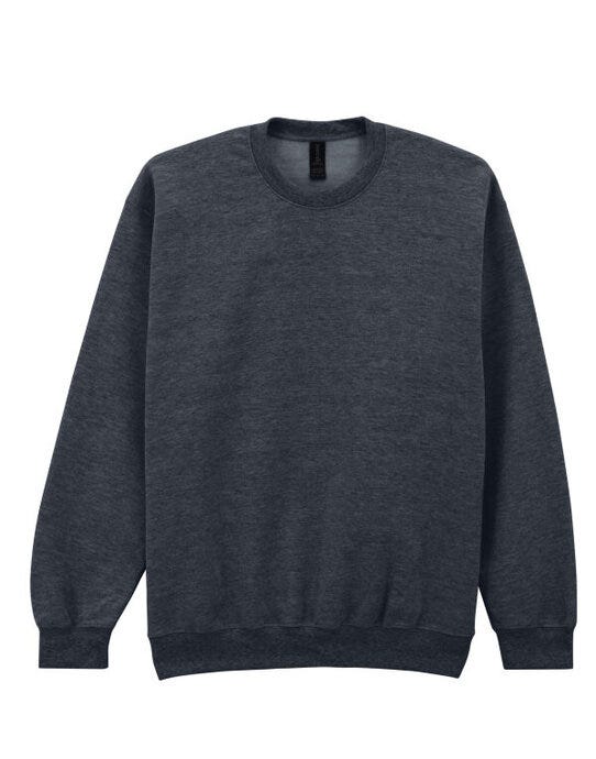 Gildan Softstyle MidW Fleece Adult Crew - Dark Heather