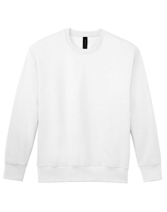 Gildan Softstyle MidW Fleece Adult Crew - White