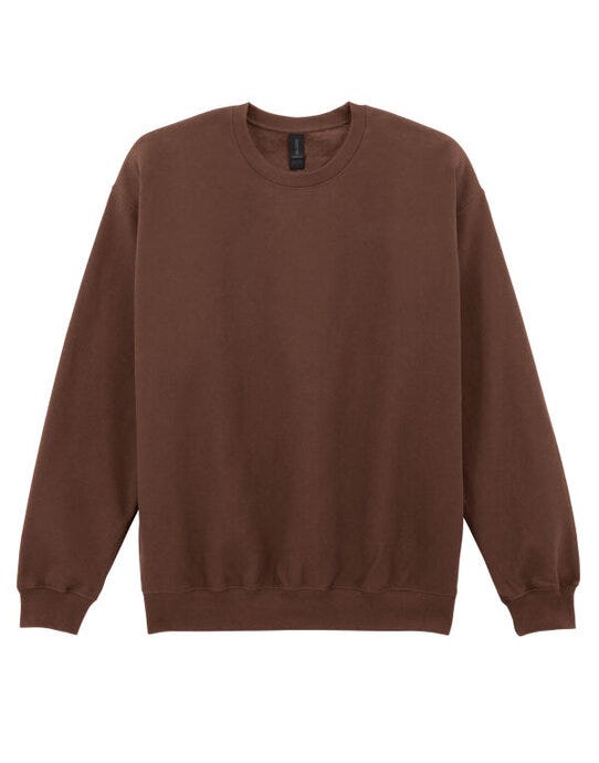 Gildan Softstyle MidW Fleece Adult Crew - Cocoa