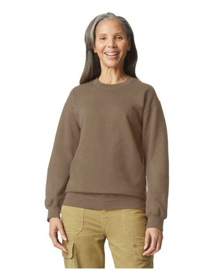 Gildan Softstyle MidW Fleece Adult Crew - Brown Savana