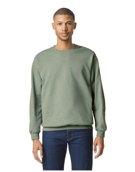Gildan Softstyle MidW Fleece Adult Crew - Sage