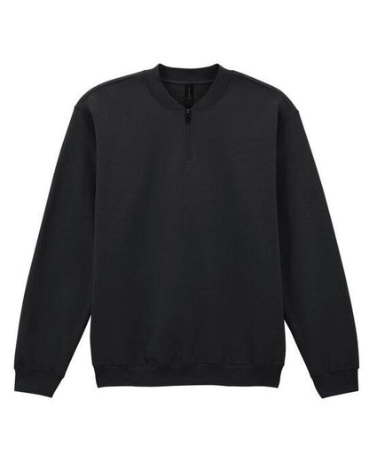 Gildan Softstyle Midweight 1/4 Zip Sweat - Black