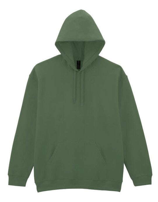 Gildan Softstyle Midw Fleece Adult Hoody - Military Green