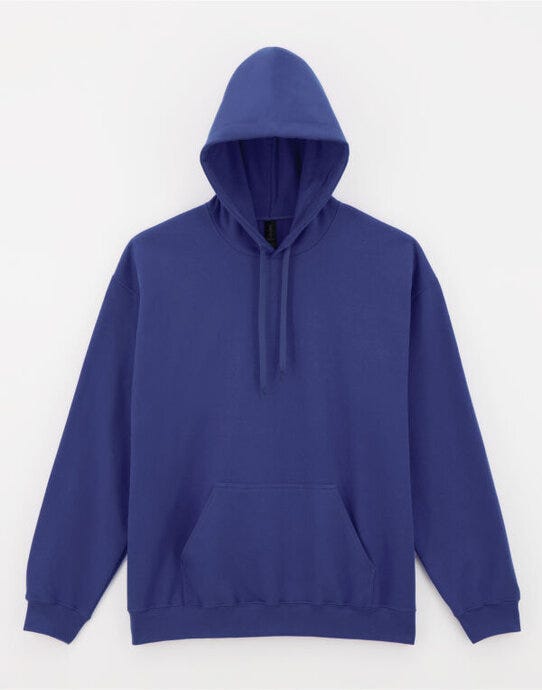 Gildan Softstyle Midw Fleece Adult Hoody - Cobalt Blue