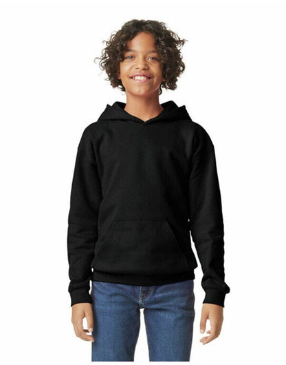 Gildan Softstyle Midw Fleece Youth Hoody - Black